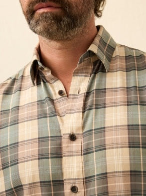 Soft Twill Movement Shirt - Olive Sands Plaid