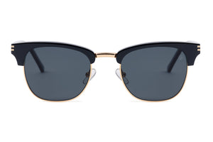 JS Atlantic Black Polarized Sunglasses