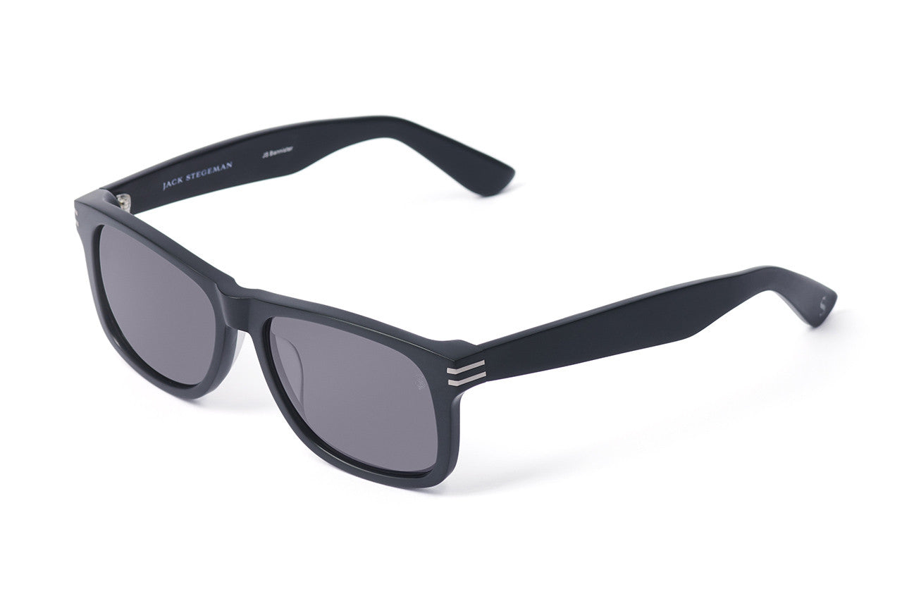 JS Bannister Black Polarized Sunglasses
